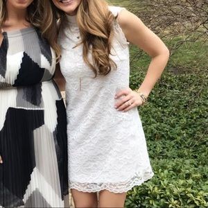 Nicole Miller White Lace Dress